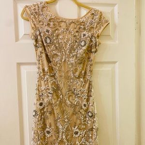 Aidan Maddox sequin cocktail dress